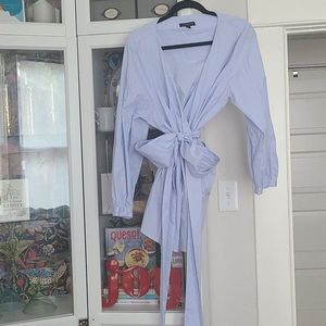 Lane Bryant 14/16 wrap-around top gingham